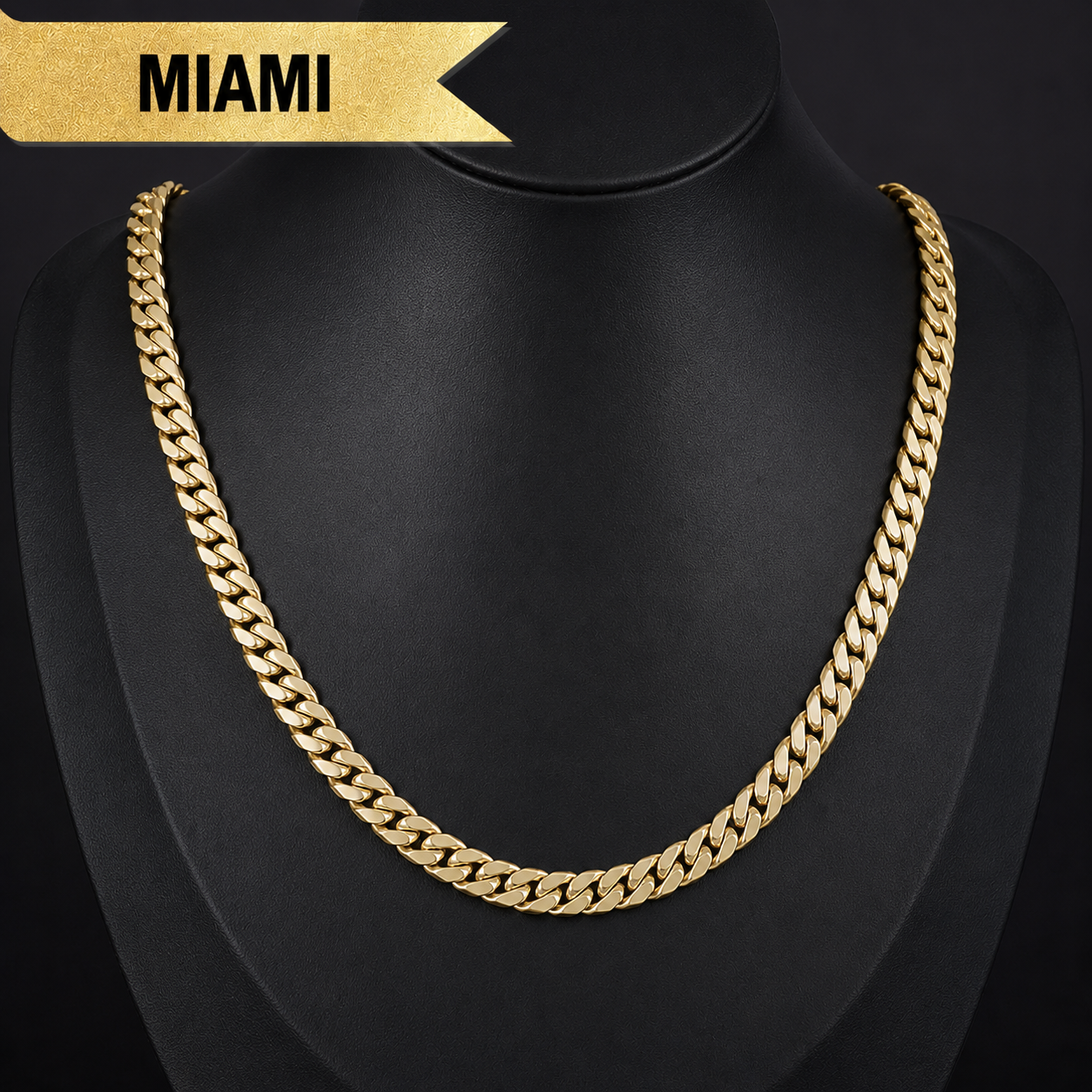 Deus® Cadena Bañada en Oro 14K