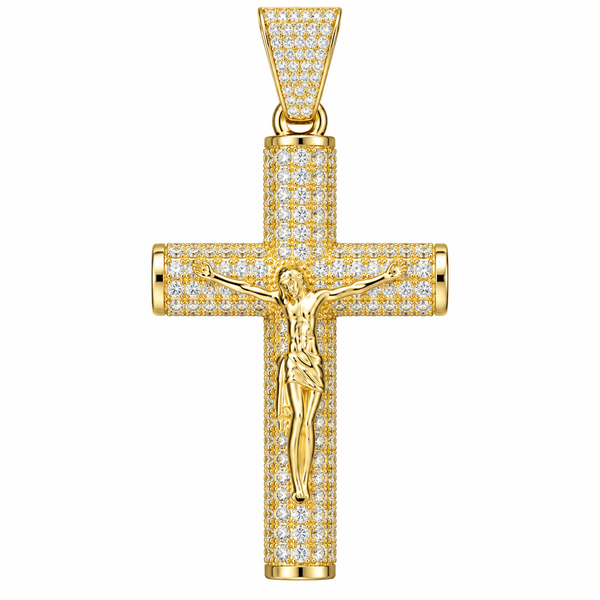 Deus® Crucifijo de Oro 14K