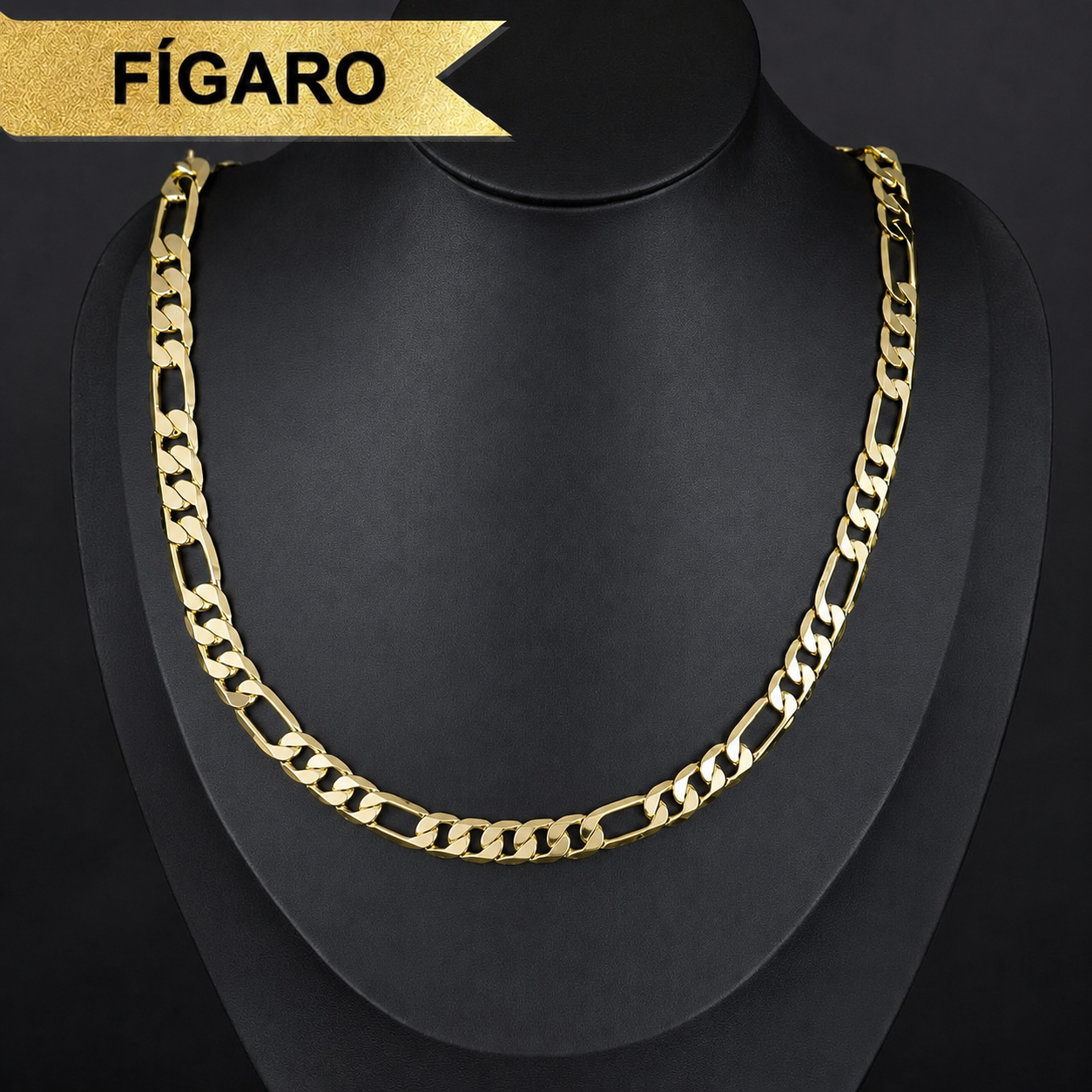 Deus® Cadena Bañada en Oro 14K