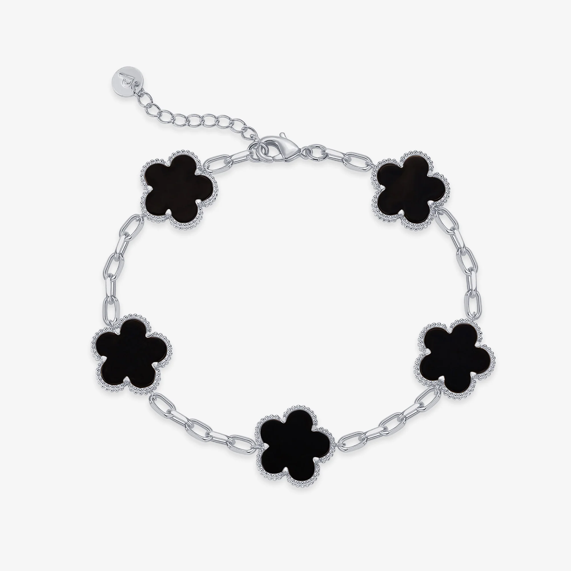 Pulsera Trébol Bañada en Oro 14K Deus®