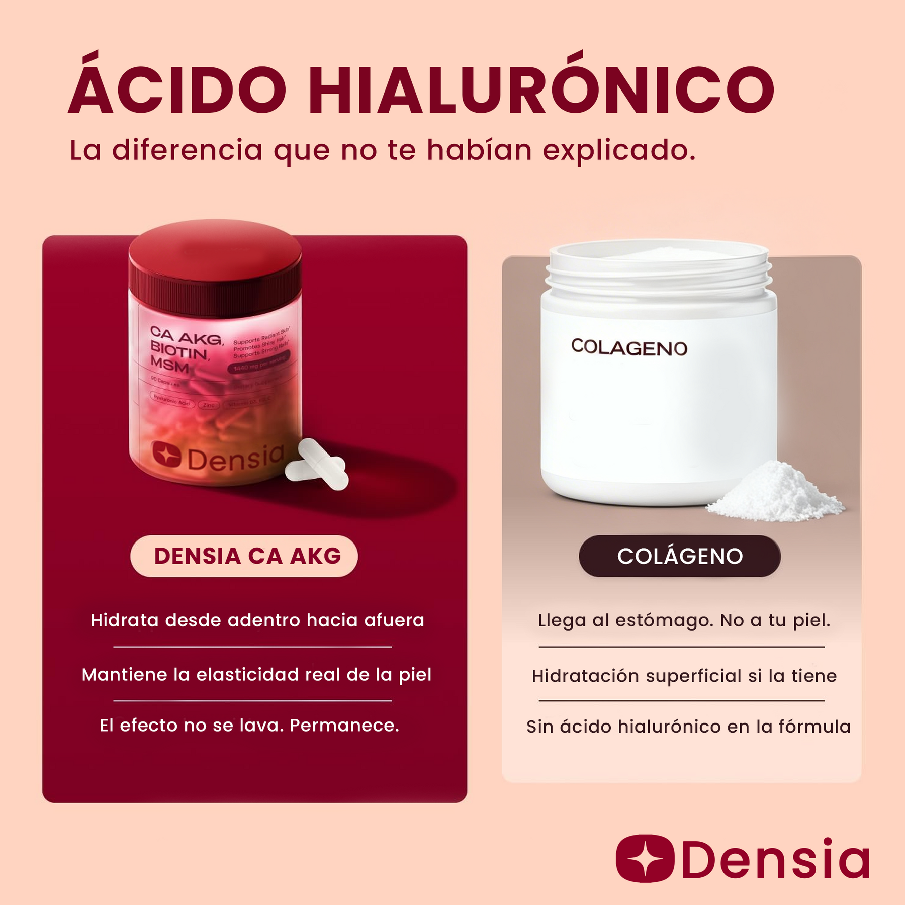 Densia® CA AKG BIOTINA MSM
